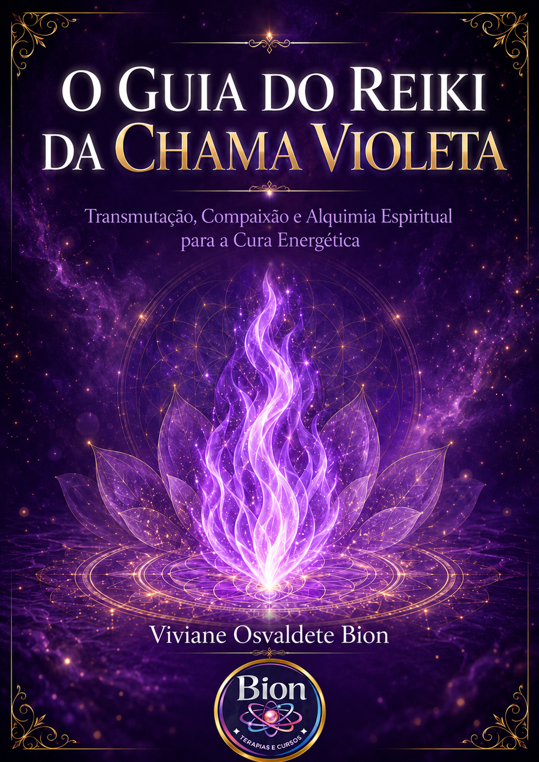 Capa do e-book O Guia do Reiki da Chama Violeta 