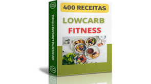Capa/Mockup 400 Receitas Fitness e Lowcarb